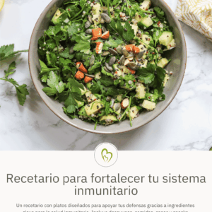 Recetario fortalece tu sistema inmunitario